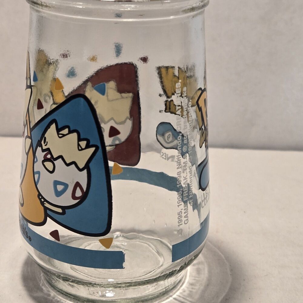 1999 Nintendo Pokemon #9 TOGEPI Welch's Jelly Glass Jar Vintage - Picture 5 of 7